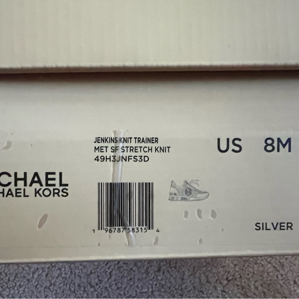 Michael Kors White and Cream Sneakers - Picture 6 of 6